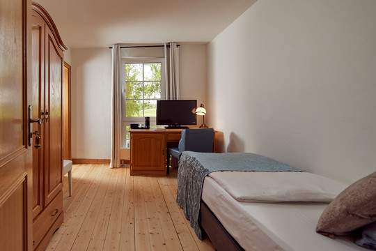 Eenpersoonskamer Golfhotel Serrahn