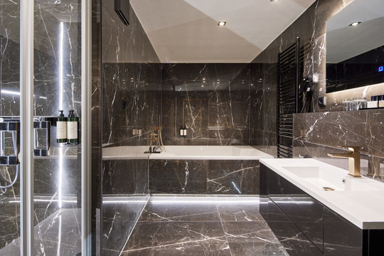 Badkamer Golfhotel Serrahn